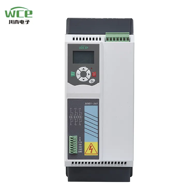 3 Fase 220V 380V 690V 18.5kW 25hp Dibangun di Bypass Soft Starter